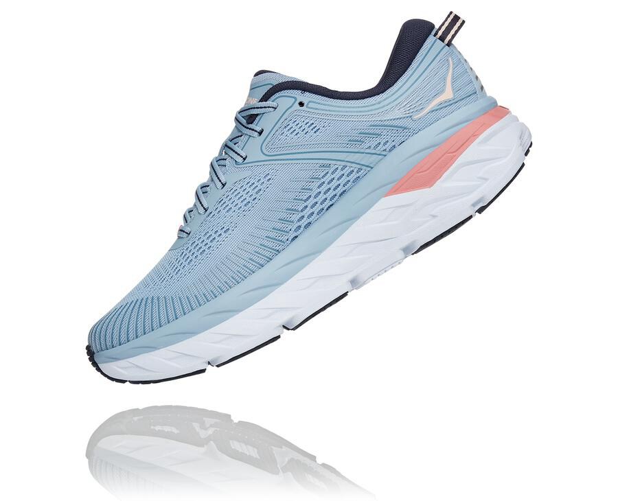 Hoka One One Løbesko Dame - Bondi 7 - Blå - 168405KCM